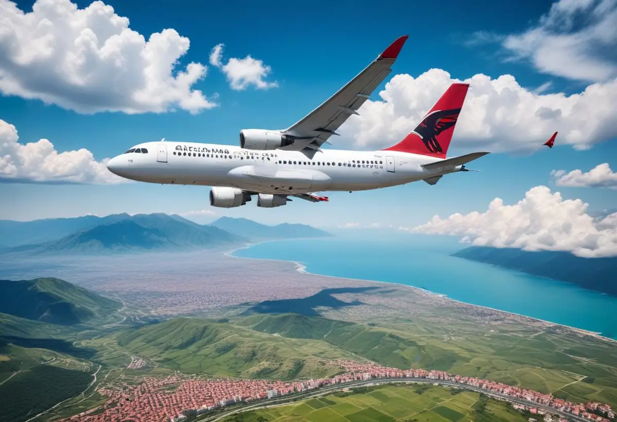 Upptäck Air Albania illustration