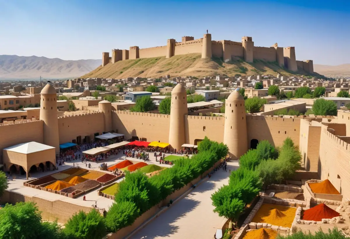 Flyg till Erbil illustration