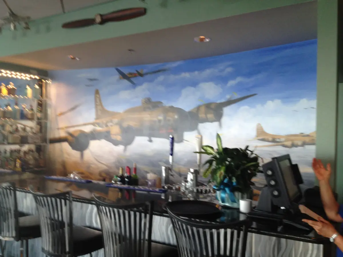 Restaurang på en flygplats