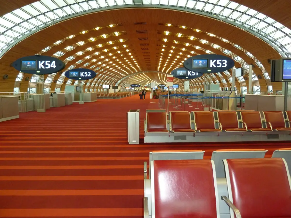 Terminal 2E på Paris Charles de Gaulle