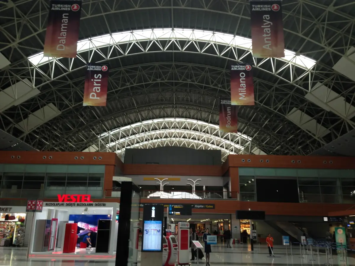Terminalen på Istanbul Sabiha Gökçen flygplats