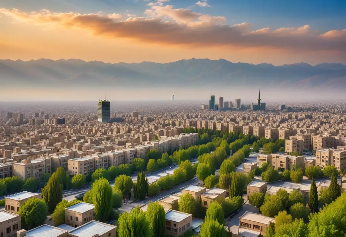 Upptäck charmiga hotell i Teheran illustration