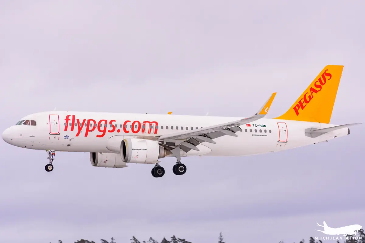 Pegasus Airlines Airbus A320neo på Stockholm Arlanda
