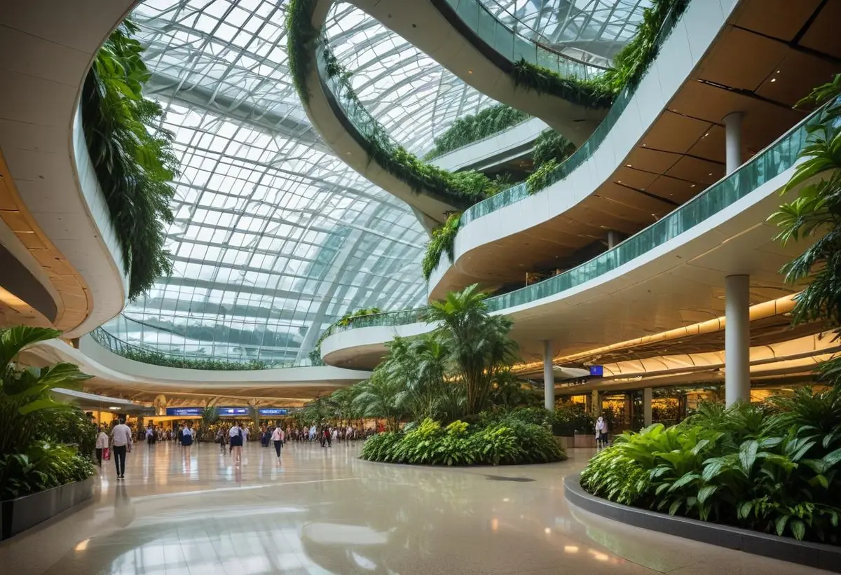 Så här kul är Singapore flygplats illustration