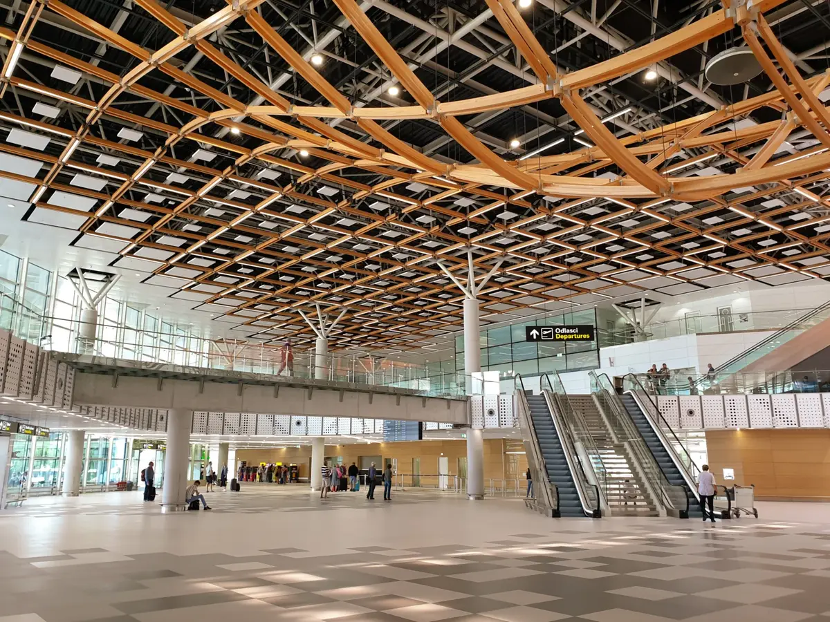 Nya terminalen på Split flygplats